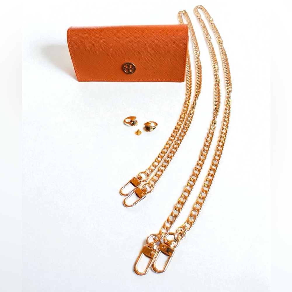 Tory Burch Large Sunglasses Case with DIY Chan Set